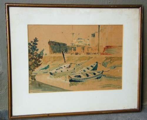 Nils Andersen watercolour painting