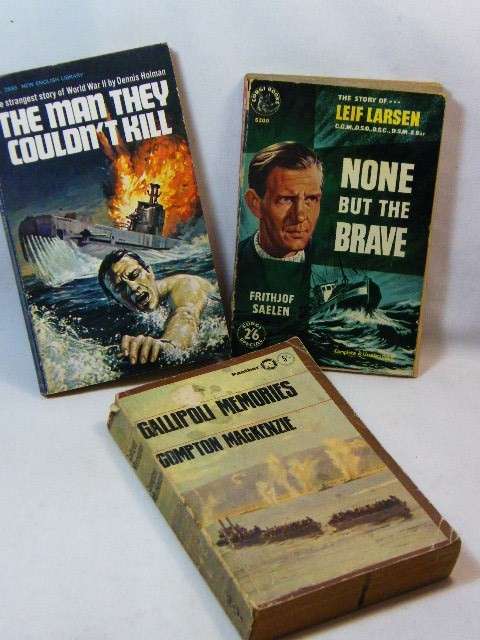 Lot of 3 Boat War story books