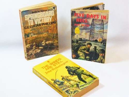 Lot of 3 non fiction war story books
