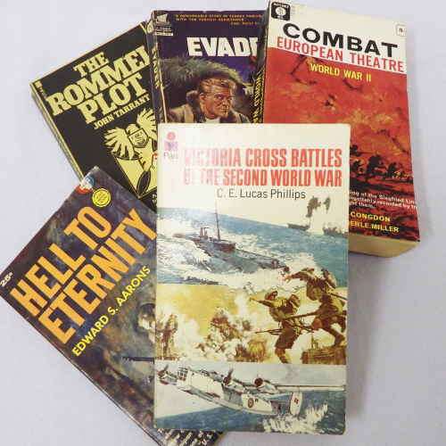 Lot of 5 war story books - As per list