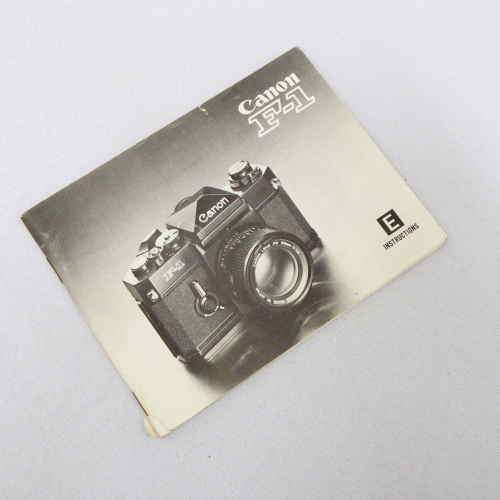 Canon F-1 instruction manual