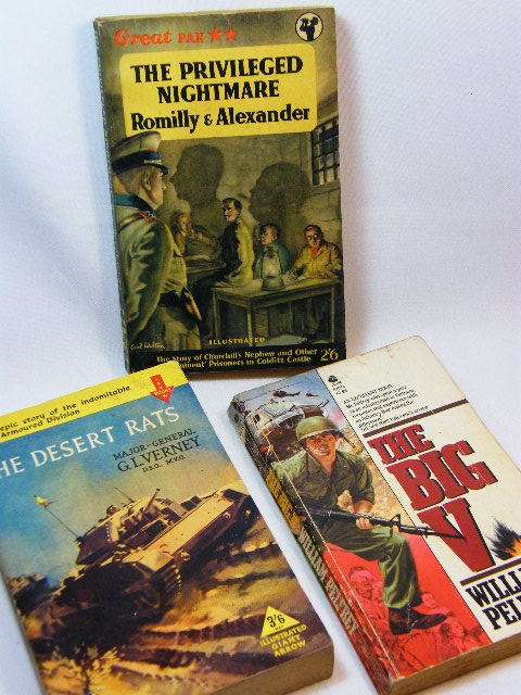 Lot of 3 non fiction war story books