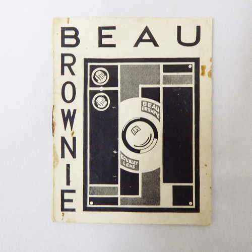 Beau Brownie Doublet lens instruction manual (Cover loose)