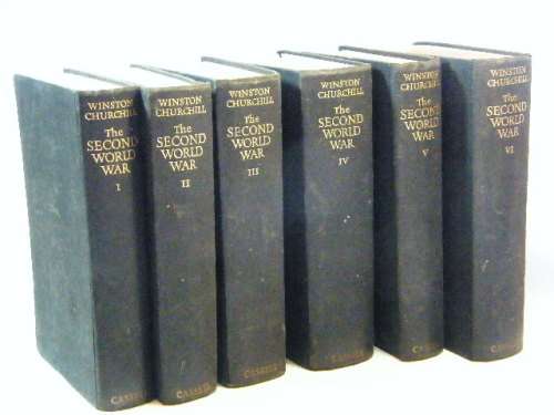 The second world war by Winston Churchill - full set - volume 1-6