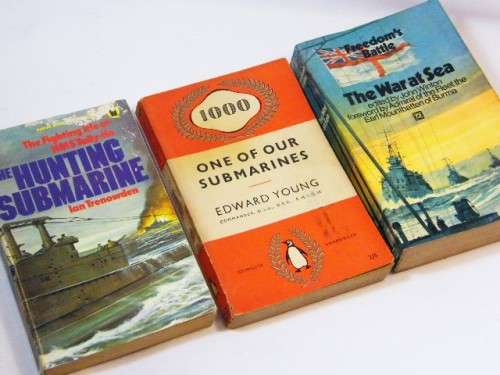 Lot of 3 boat war story books