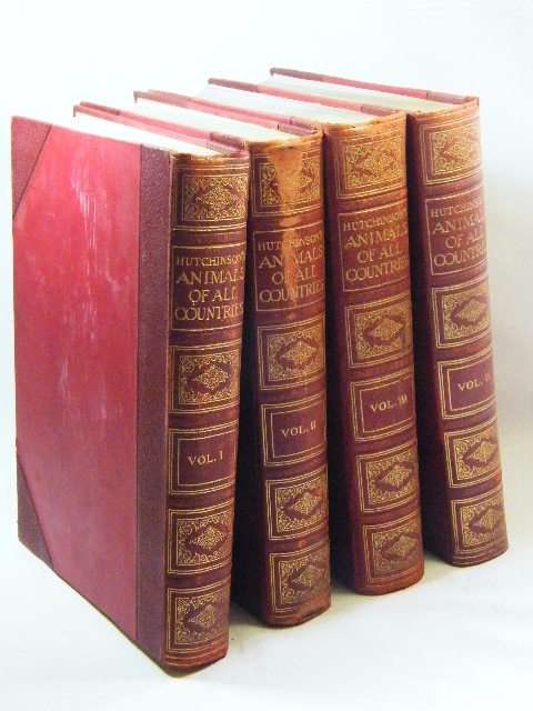 Hutchinson`s animals of all countries - Complete set of 4 volumes