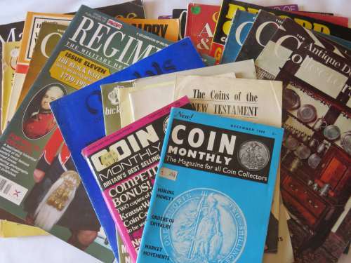 Lot of 46 different antique collecting magazines