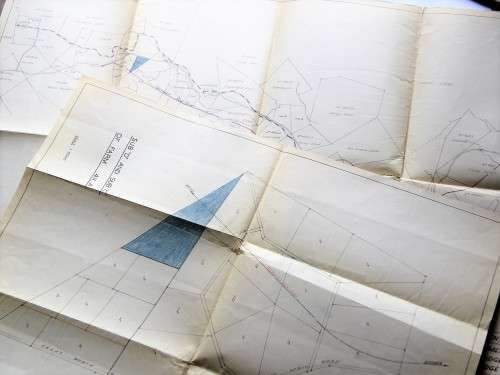 Lot of 2 maps - Realignment of Lusaka - Kafue Bridge Road