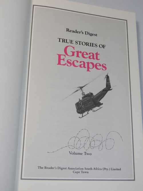 Readers Digest - True stories of Great Escapes - Volume 1 and 2