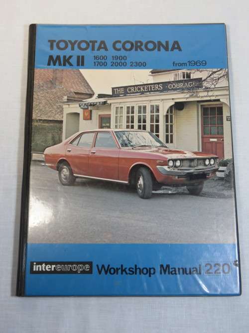 Toyota Corona MK2 workshop manual - 1969 models