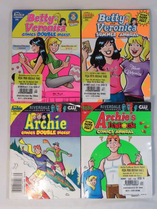 Lot of 4 Archie comics