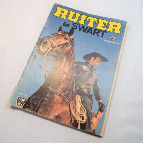 Ruiter in swart - no.181 - Fotoverhale - Loose cover