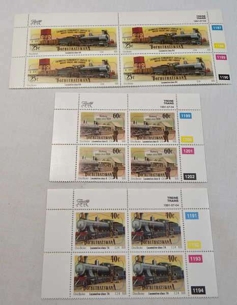 Steam Locomotives SACC 265 - SACC 268 control blocks of 4