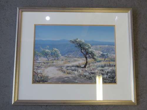Beautiful watercolor painting by Johan Engela - 1968