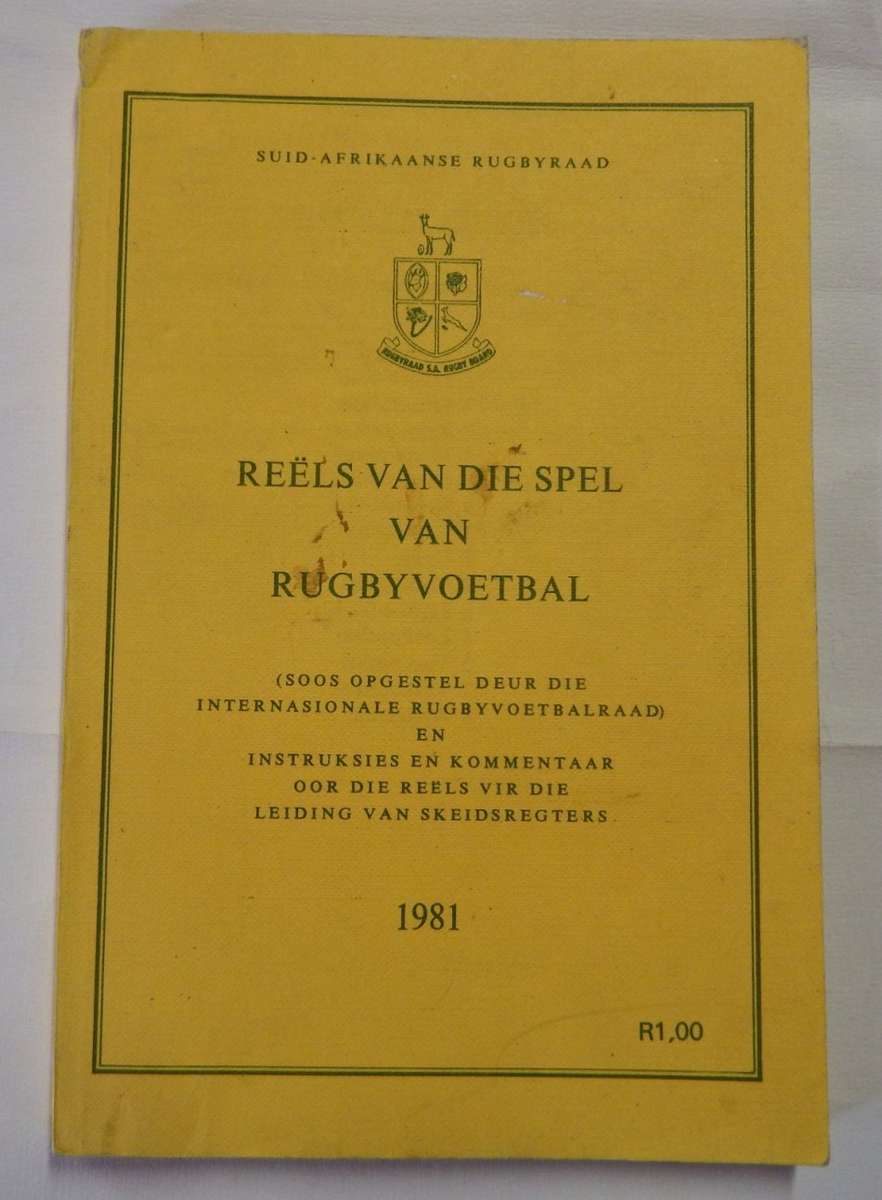 Laws of the Game of Rugby Football 1981