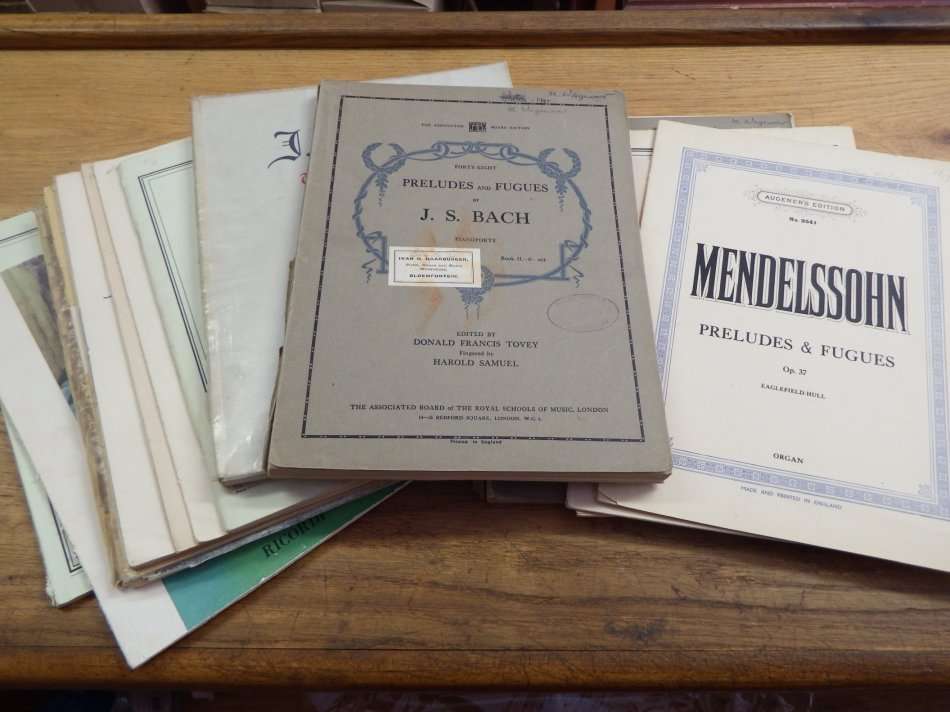 Lot of 14 books - Master composer`s pieces - Including Bach, mendelssohn, Mozart, Liszt and Brahms