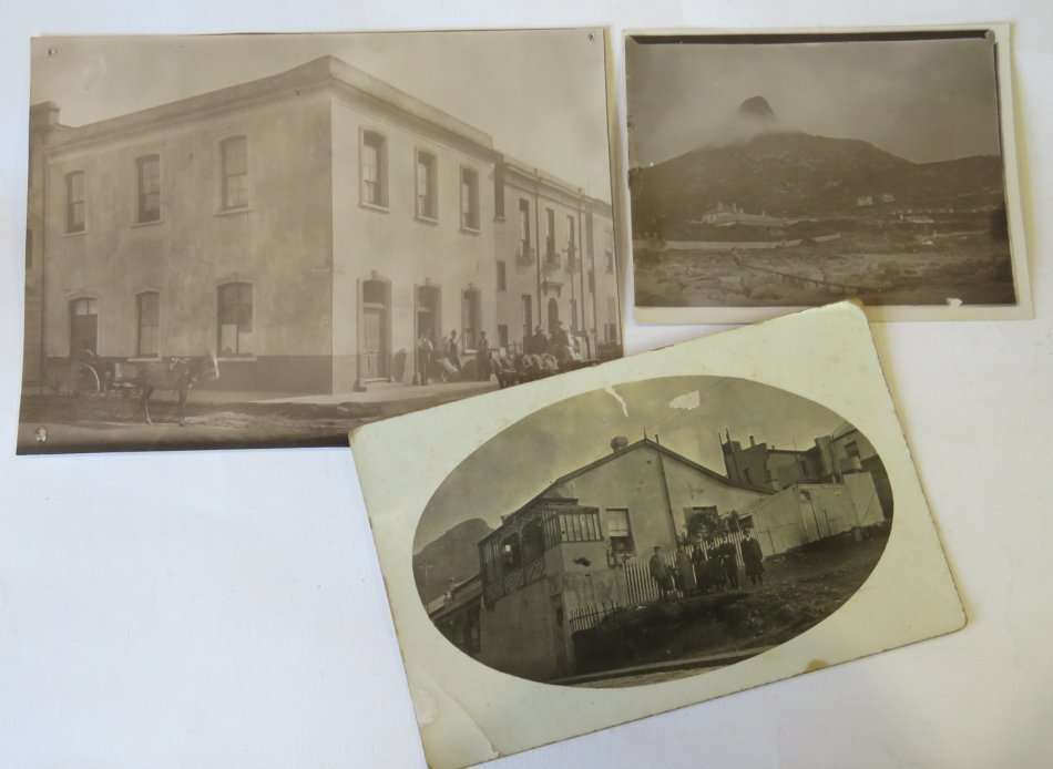 Lot of 3 very old photos of Cape Town