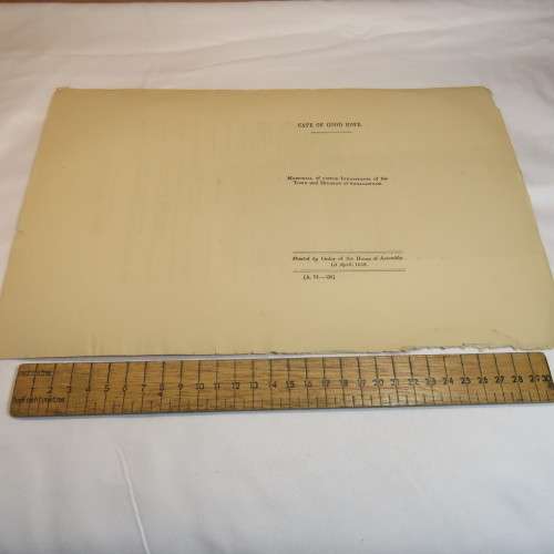 1858 Cape of Good Hope memorial to the House of Assembly by certain inhabitants of Swellendam