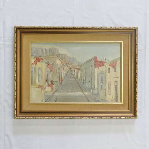 Niko Smit "District Six" oil on board painting - Sizes in description below