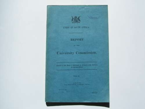 1814 Cape of Good Hope Report of the University Commission to both Houses of Parliament