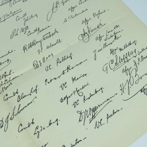 De Nieuwe Courant Newspaper of Netherlands 16 August 1902 with copy of Peace Treaty of Vereeniging