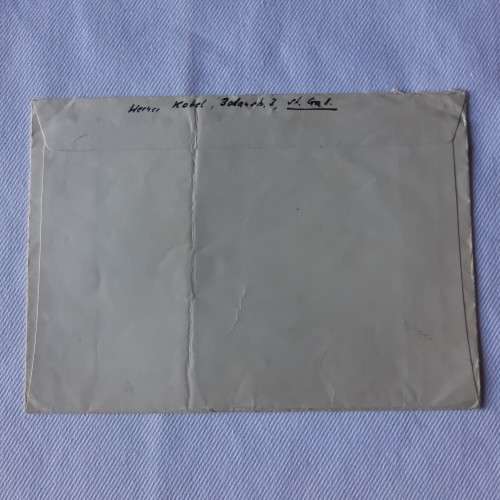 Airmail cover from St. Gallen to Johannesburg, South Africa with 13 Switzerland stamps