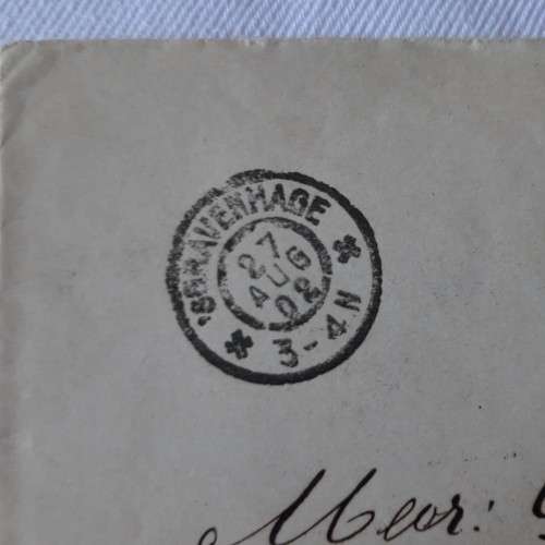 Postal cover from Gravenhage, Netherland to Schiedam, Netherland with 2x2 1/2cent stamps