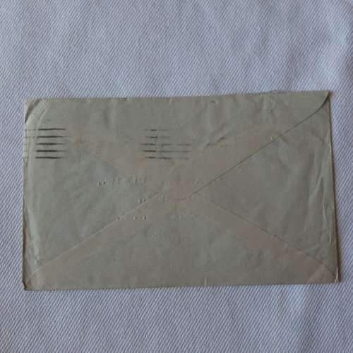 Airmail cover from Auckland, New Zealand to London, England with 1/3 New Zealand stamp