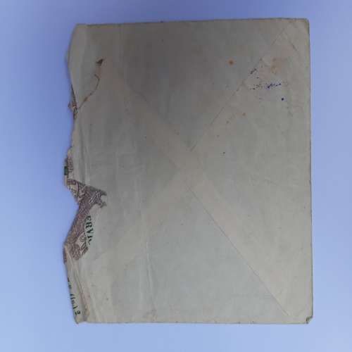 An active service cover posted to Cape Town, South Africa  with tenpence stamp - Passed by censor