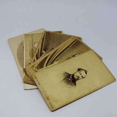 Lot of 5 Antique photos of people