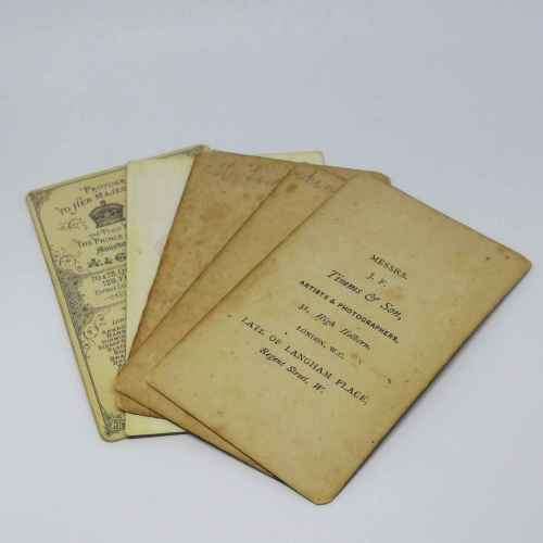 Lot of 5 Antique photos of people