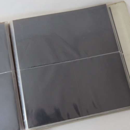 Banknote/FDC album with 128 large pouches - Used album