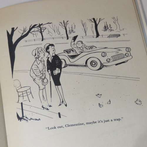 Clementine and her world - 1960 cartoon book - Dust cover damaged