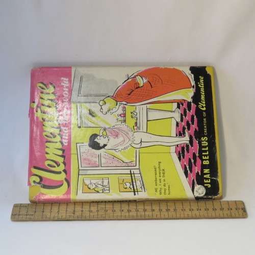 Clementine and her world - 1960 cartoon book - Dust cover damaged