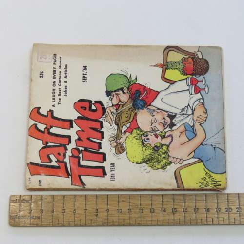 Laff Time Sept 1964 Vol 7 no 6 Cartoon and joke book