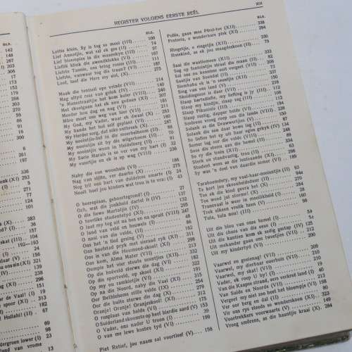 FAK Volksangbundel van Suid-Afrika 1937 hardeband uitgawe