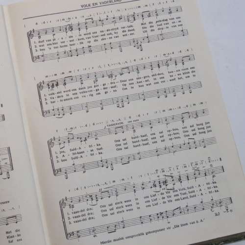 FAK Volksangbundel van Suid-Afrika 1937 hardeband uitgawe