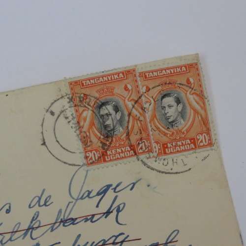 Airmail cover from Thompson`s Fall to Pietersburg, South Africa
