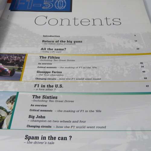 50 Golden Years Formula 1 magazine