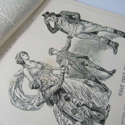 1903 Bound Volume of Punch magazine - some damage