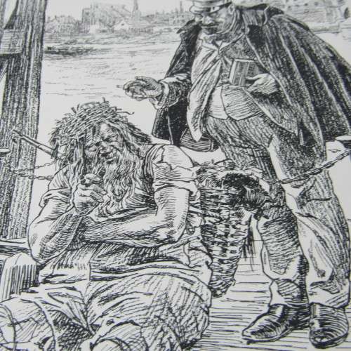 1903 Bound Volume of Punch magazine - some damage