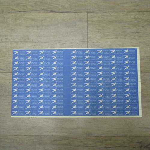 South Africa sheet of Airmail / Lugpos stamps - 108 stamps in total - sheet No. 1175