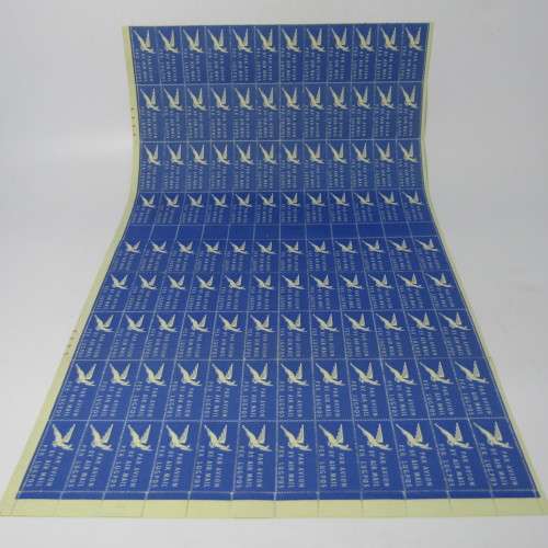 South Africa sheet of Airmail / Lugpos stamps - 108 stamps in total - sheet No. 1175