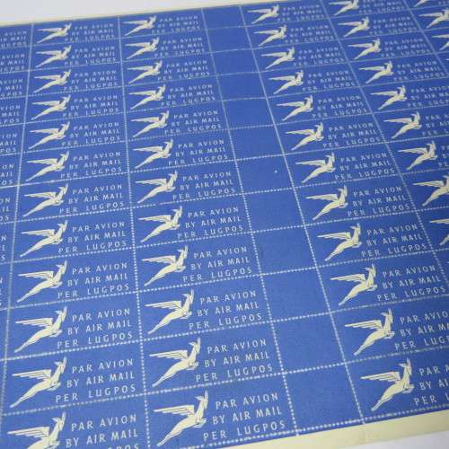 South Africa sheet of Airmail / Lugpos stamps - 108 stamps in total - sheet No. 1175