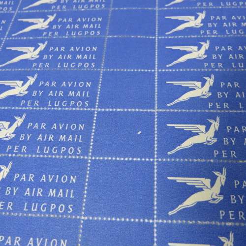 South Africa sheet of Airmail / Lugpos stamps - 108 stamps in total - sheet No. 1175