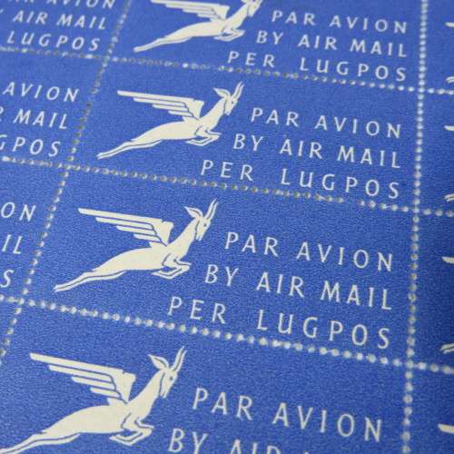 South Africa sheet of Airmail / Lugpos stamps - 108 stamps in total - sheet No. 1175