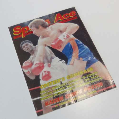 Sports Ace Magazine October 1985 - Coetzee`s comeback - Boxing - Special on Kaizer Chiefs