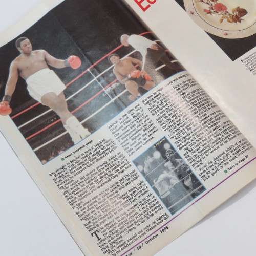 Sports Ace Magazine October 1985 - Coetzee`s comeback - Boxing - Special on Kaizer Chiefs
