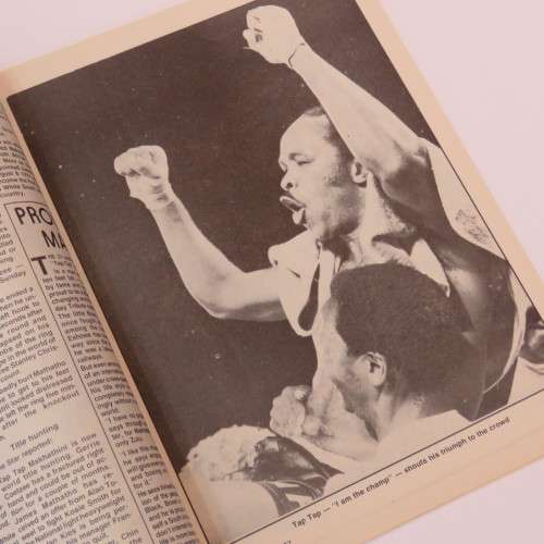Hit Magazine - January 1977 - Boxing - Tap Tap Makhathini - Gerrie Coetzee
