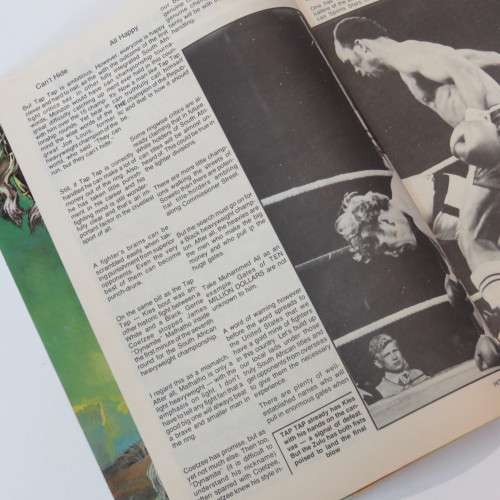 Hit Magazine - January 1977 - Boxing - Tap Tap Makhathini - Gerrie Coetzee